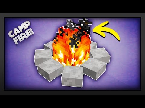 Minecraft - How To Make A Campfire