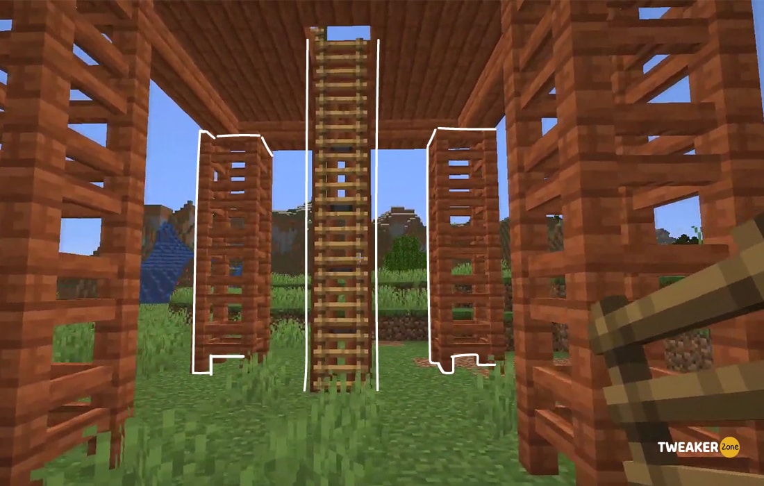 How to Make a Ladder In Minecraft