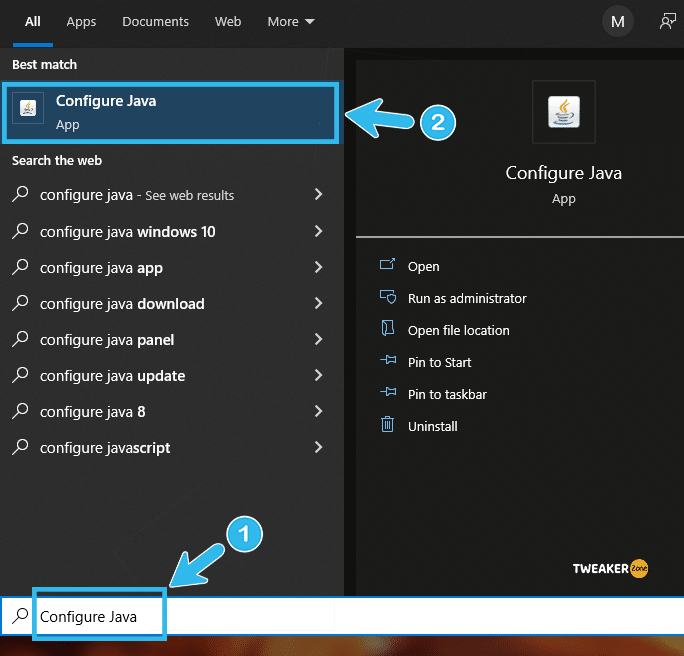 Configure Java