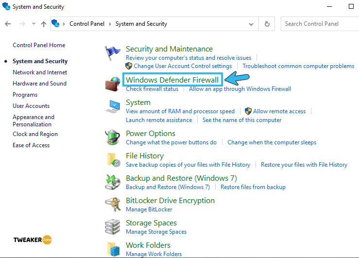 Windows Defender Firewall