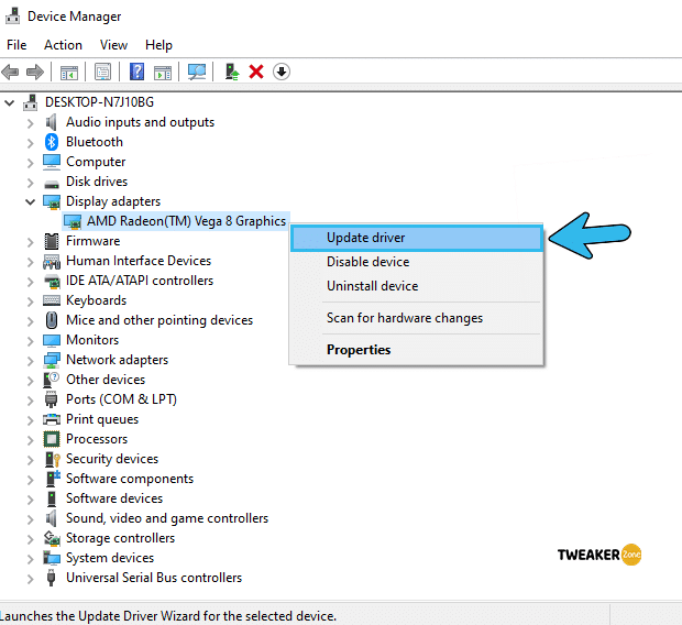 Update Display Adapters